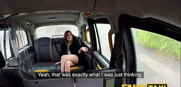  Fake Taxi Driver fucks abandoned girlfriends tight pussy and magic mouth